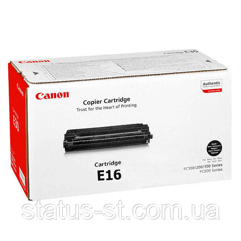 Заправка Canon E16 для принтера FC100, FC108, FC128, FC200, FC204, FC206, FC208, FC-220, FC-224, FC-22, фото 1