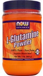 Глютамин Now Foods L-Glutamine Powder 454gr