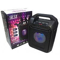 Портативна колонка BS-31 Bluetooth FM/USB/LED бумбокс з підсвіткою