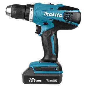 Акумуляторний шурупокрут Makita DF457DWE, фото 1