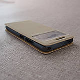 Чехол Book Cover Big Window Lenovo S60 gold, фото 5