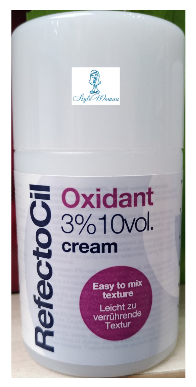 RefectoCil Oxidant 3% Creme - кремоподібний 3% окислювач для фарби рефектоцил, 100 мл