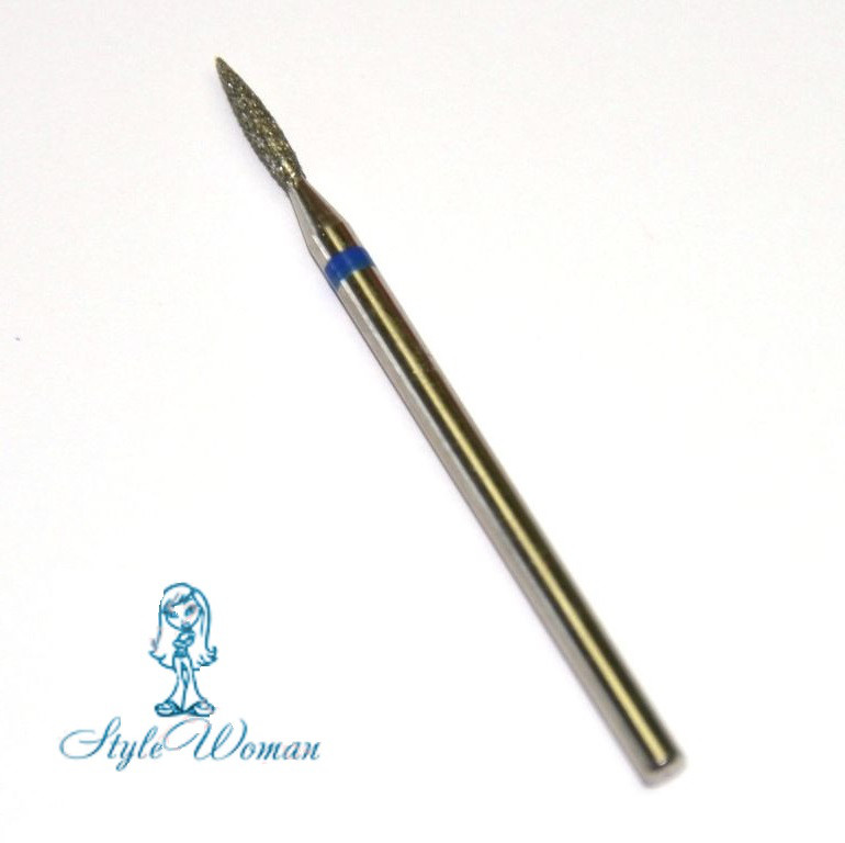 Насадка фреза алмазне синє полум'я для манікюру