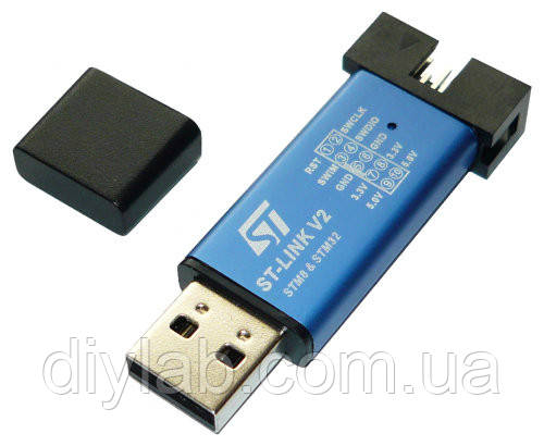 USB програматор ST-Link V2 для STM8 STM32