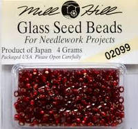 Бисер Mill Hill 02099, 11/0 Ruby Glass Beads