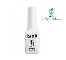 Kodi Matte Top Coat Velour 8 мл матове фінішне покриття велюр топ коді
