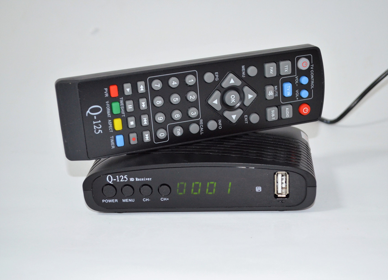 Q-Sat Q-125 IPTV — Т2 Тюнер DVB-T2 AC3 Dolby