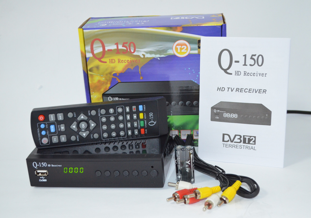 Q-Sat Q-150 IPTV - Т2 Тюнер с универсальным пультом - фото 5 - id-p750935689