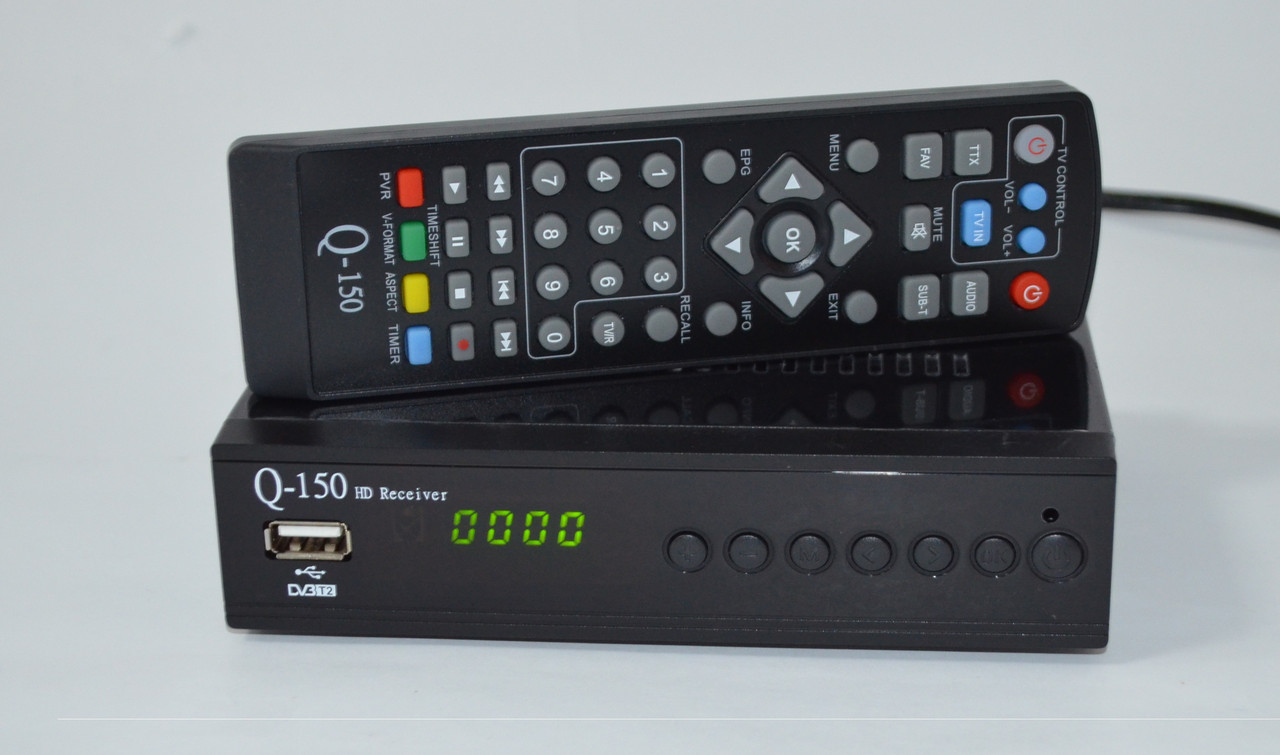 Q-Sat Q-150 IPTV — Т2 Тюнер з універсальним пультом