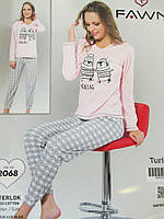 Турецкие трикотажные пижамы для женщин.