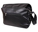 Спортивна сумка зі штучної шкіри sport304151 чорна, фото 3