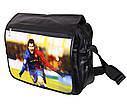 Спортивна сумка зі штучної шкіри sport304170 чорна, фото 4