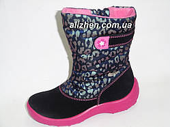 Дитячі зимові мембранні  черевички для дівчинки тм FLOARE, 28 розмір (19.0см).