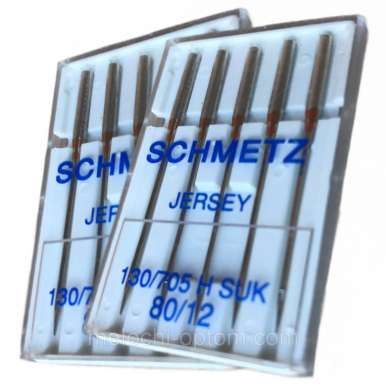 Голки швейні SCHMETZ №80/12 JERSEY(ТРИКОТАЖ) для побутових швейних машин