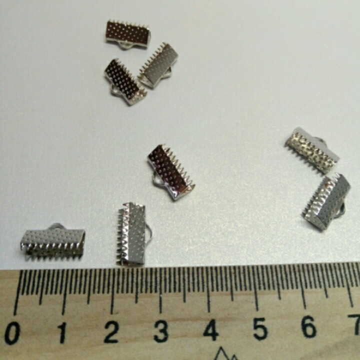 Зажим для Ленты Темное Серебро 12 Мм（10шт） — Купить Недорого на Bigl.ua ...