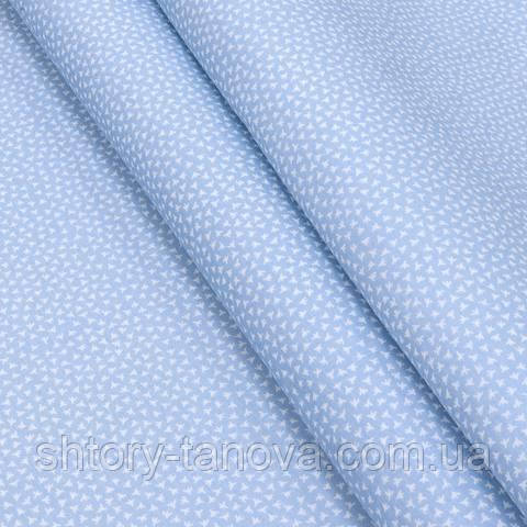 Экокоттон, з принтом темно-блакитний, фото 1