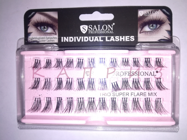Вії пучкові SALON PROFESSIONAL TRIO SUPER FLARE MIX, фото 1