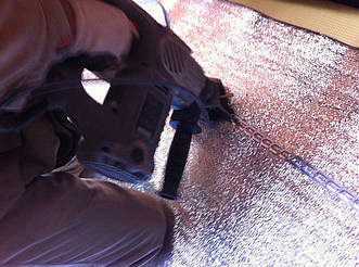 МОНТАЖ КАБЕЛЬНОГО ТЕПЛОГО ПОЛА FENIX ( НА ДАЧЕ ) 5