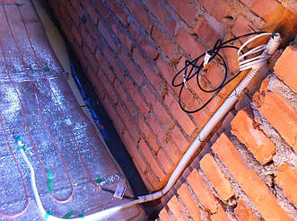 МОНТАЖ КАБЕЛЬНОГО ТЕПЛОГО ПОЛА FENIX ( НА ДАЧЕ ) 6