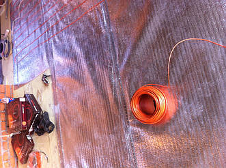 МОНТАЖ КАБЕЛЬНОГО ТЕПЛОГО ПОЛА FENIX ( НА ДАЧЕ ) 7