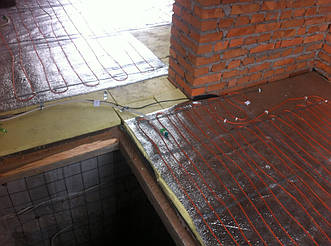 МОНТАЖ КАБЕЛЬНОГО ТЕПЛОГО ПОЛА FENIX ( НА ДАЧЕ ) 8