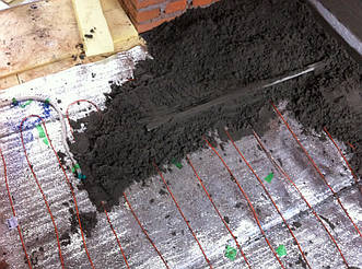 МОНТАЖ КАБЕЛЬНОГО ТЕПЛОГО ПОЛА FENIX ( НА ДАЧЕ ) 10