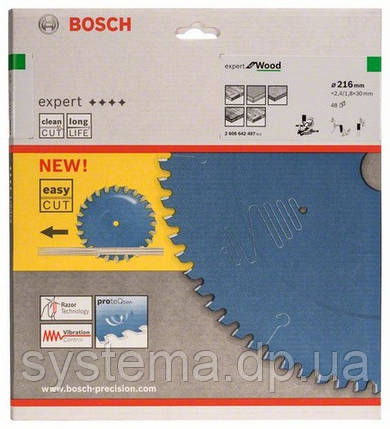 Expert for Wood Торц. пила 216x30x2.4/1.8 48T ATB neg, фото 1