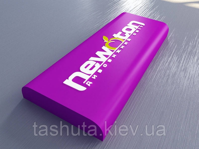 Вивіска лайтбокс (lightbox) з композиту з двома напівкруглими кутами