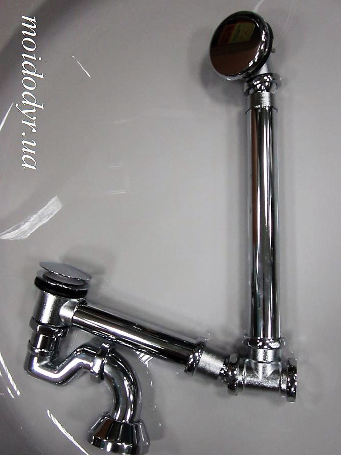 Сифон італійський Belbagno BB567-OVFдля ванни, хром