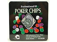 Набор для покера на 100 фишек