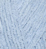 Alize SOFTY (Софті) № 183 світло-блакитний (Пряжа плюшева, нитки для в'язання), фото 2