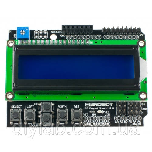 LCD keypad shield для Arduino