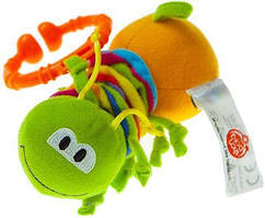 Іграшка-підвіска м'яка "Життєрадісна гусеничка" "BIBA Toys"