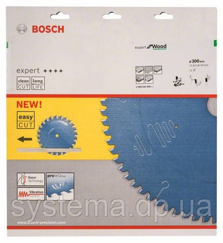 Expert for Wood Торц. пила 300x30x2.4/1.8 72T ATB neg