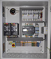 Автоматика приточно-вытяжной системы вентиляции с электрическим нагревателем и пластинчатым рекуператором