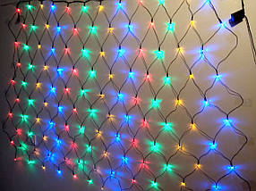 Гірлянда світлодіодна LED сітка на вікно 120 л, 1.5х1.5 м (9 режимів), фото 5