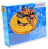 Матрац надувний Intex Смайл (Cool Island) арт 57254. Дуже добре підходить для відпочинку на морі, в басейні, фото 3