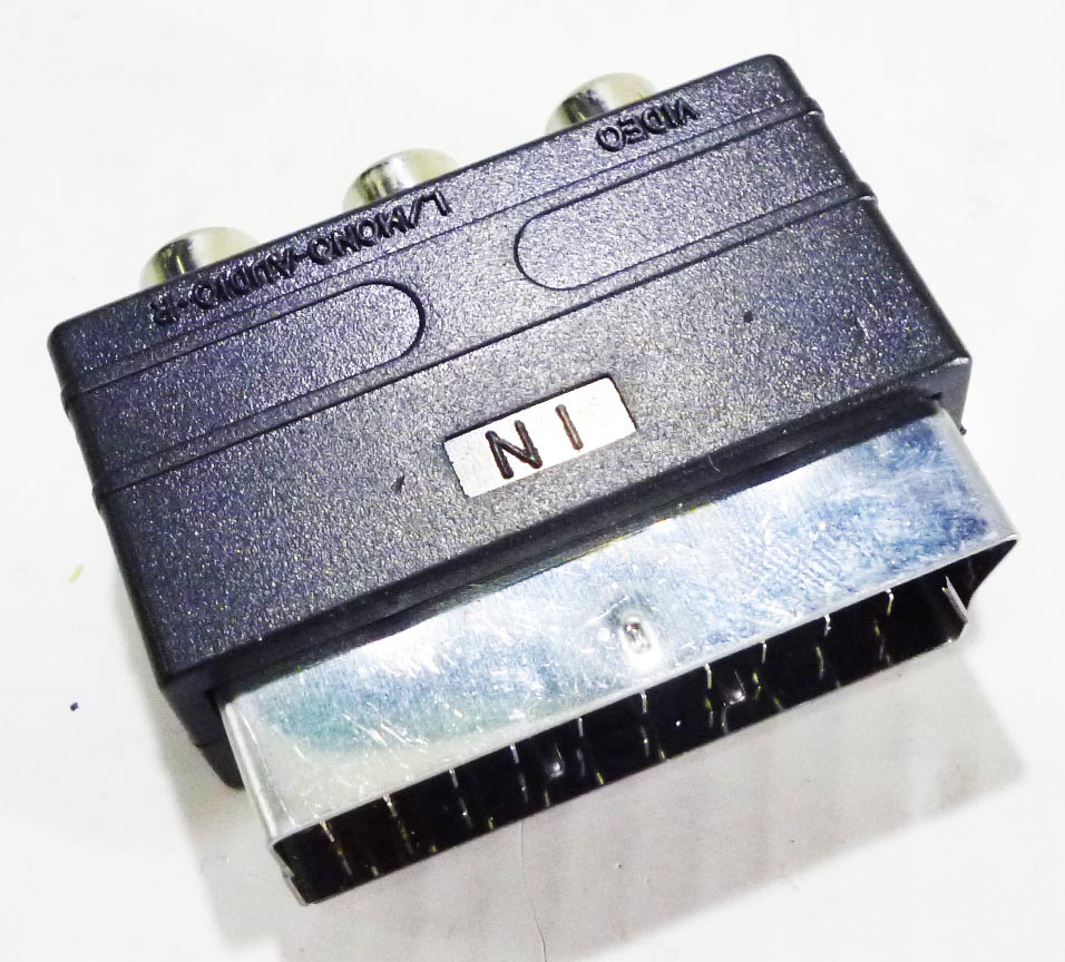 Перехідник SCART-3 RCA IN