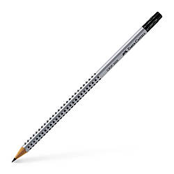 Олівець чорнографітний Faber-Castell Grip 2001 НВ з гумкою, 117200