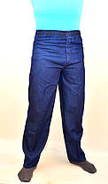 Штани чоловічі під джинс — великі розміри Синій колір, фото 3