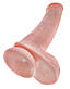 Фалоїмітатор KING COCK 13INCH COCK WITH BALLS FLESH, 33х7 см., фото 3