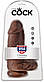 Фалоїмітатор KING COCK CHUBBY BROWN, 23х7,6 см., фото 3