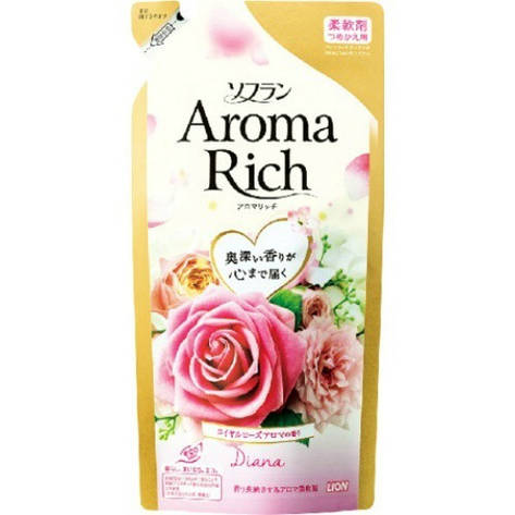 Кондиціонер для білизни Soflan Aroma Rich «Diana» з багатим ароматом 430 мл (263197), фото 1