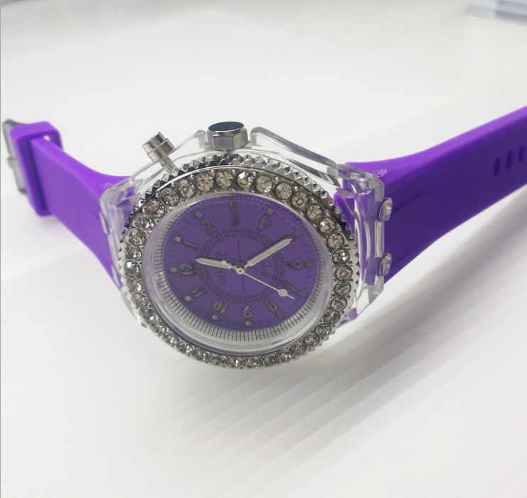 Жіночий наручний годинник Geneva Bright Фіолетовий