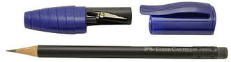 Олівець чорнографітний Faber-Castell Perfect Pencil III (синій ковпачок зі стругачкою), 186951