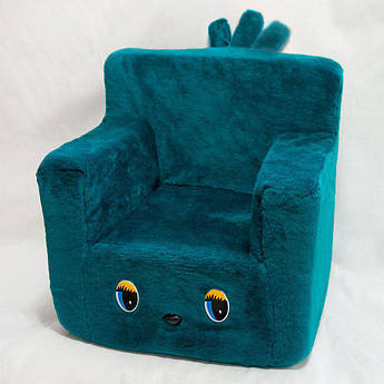 Дитяче крісло іграшка Глазу бірюзу