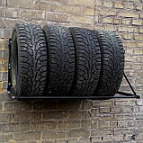 Полиця для зберігання змінних коліс настінна розсувна (глибина 500мм), фото 2