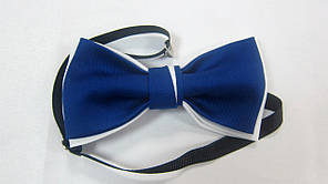 Краватка метелик Atteks біло-синя — 1228