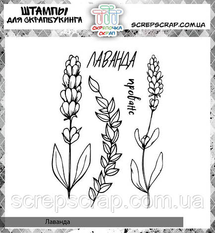 Набір штампів лаванда, фото 1
