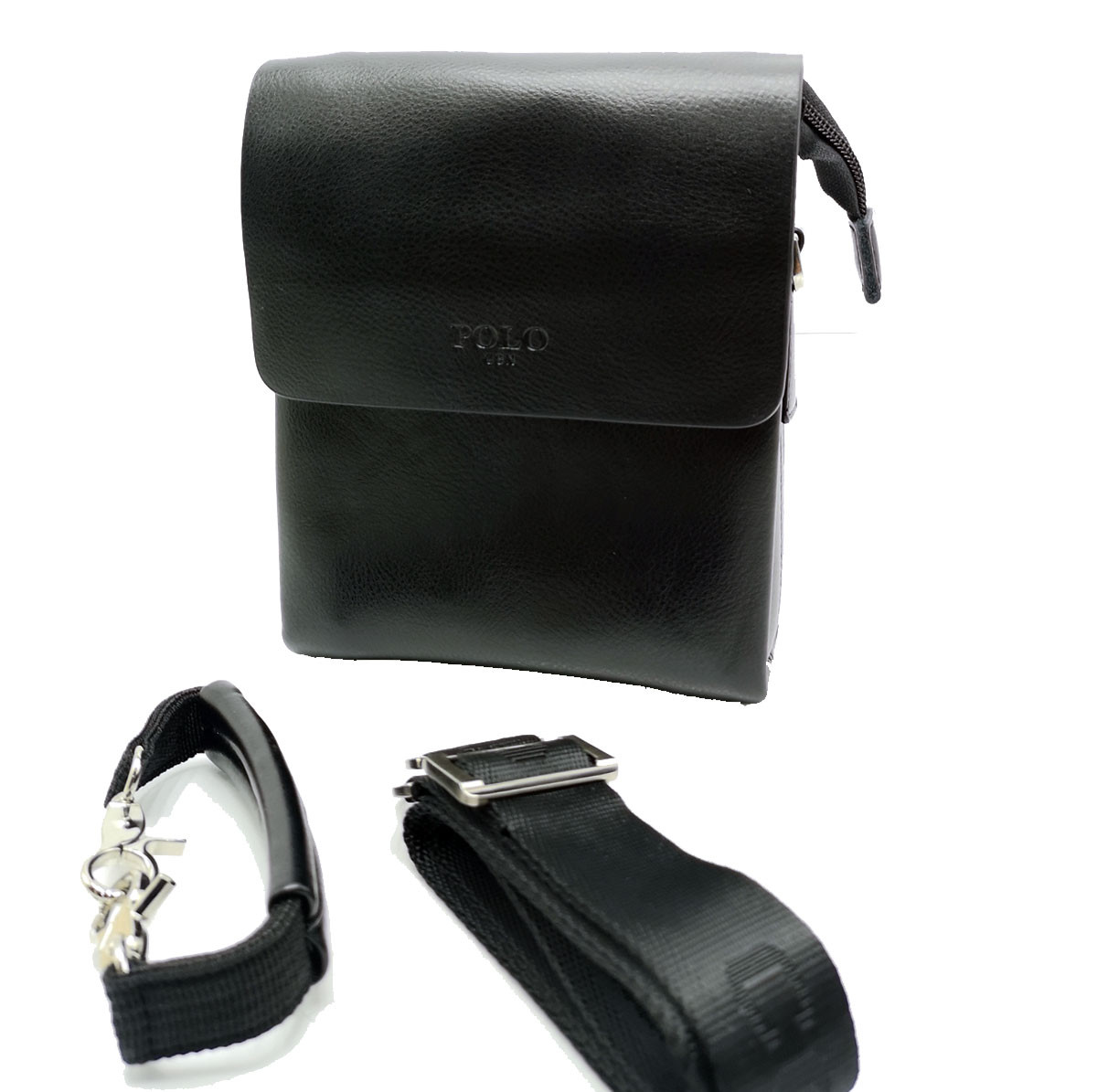 Чоловіча сумка Polo клапан шкіра (B375-1)